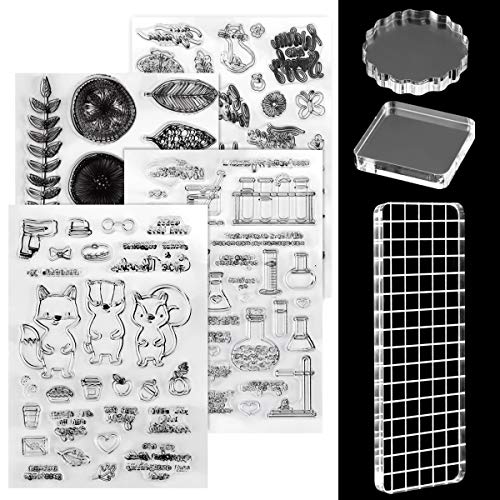 DIY Acrylic Stamping Block Silicone Clear Rubber Sheet Cling Diary Scrapbooking DIY Acrylic Stamping Block Silicone Clear Rubber Sheet Cling Diary Scrapbooking
